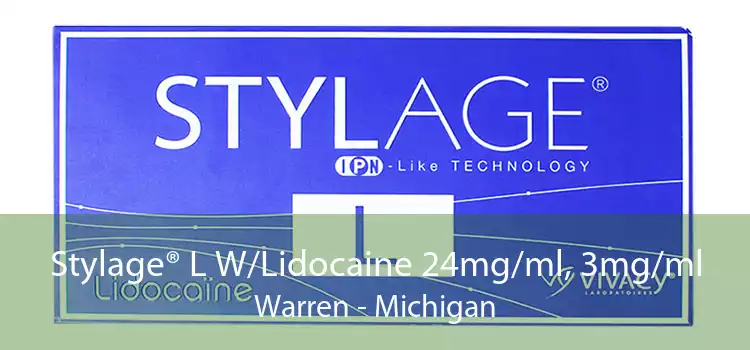 Stylage® L W/Lidocaine 24mg/ml, 3mg/ml Warren - Michigan