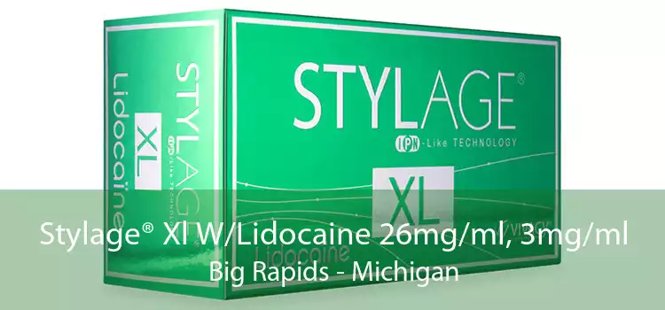 Stylage® Xl W/Lidocaine 26mg/ml, 3mg/ml Big Rapids - Michigan
