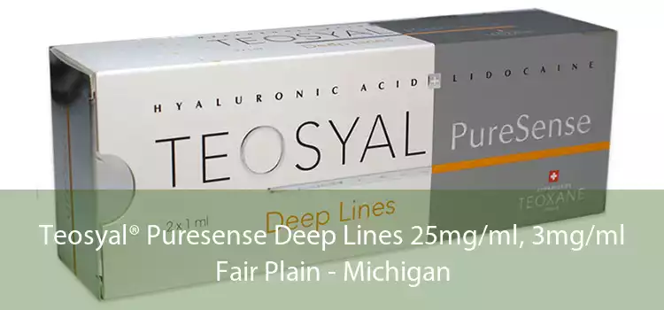 Teosyal® Puresense Deep Lines 25mg/ml, 3mg/ml Fair Plain - Michigan