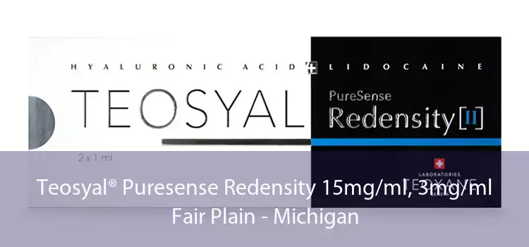 Teosyal® Puresense Redensity 15mg/ml, 3mg/ml Fair Plain - Michigan