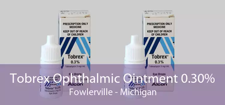 Tobrex Ophthalmic Ointment 0.30% Fowlerville - Michigan