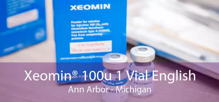 Xeomin® 100u 1 Vial English Ann Arbor - Michigan