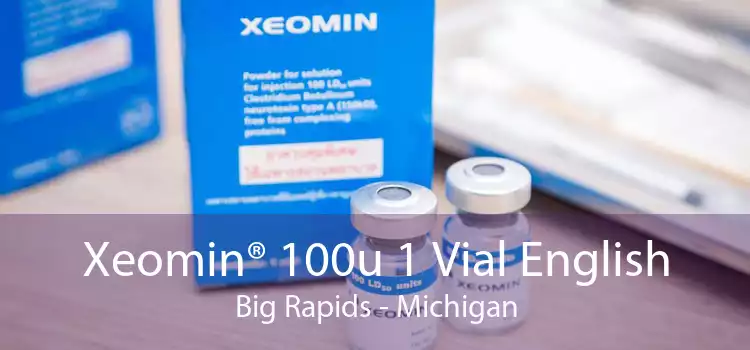 Xeomin® 100u 1 Vial English Big Rapids - Michigan