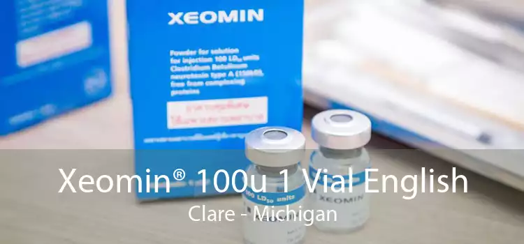 Xeomin® 100u 1 Vial English Clare - Michigan
