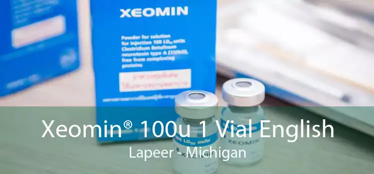 Xeomin® 100u 1 Vial English Lapeer - Michigan