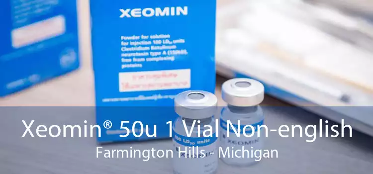 Xeomin® 50u 1 Vial Non-english Farmington Hills - Michigan