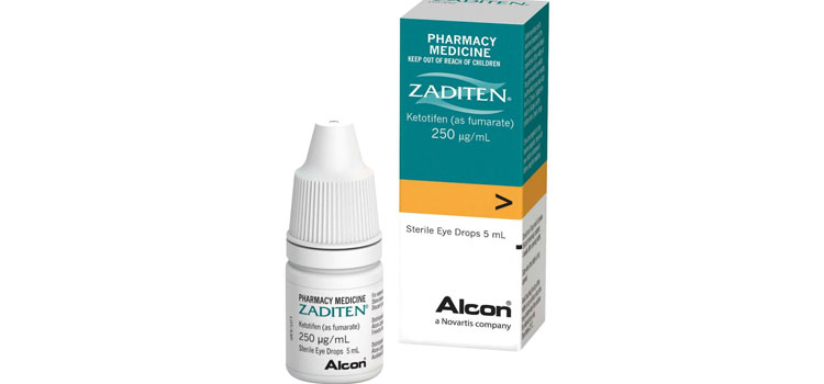 Zaditen® Eye Drops 0.03% dosage Holt, MI